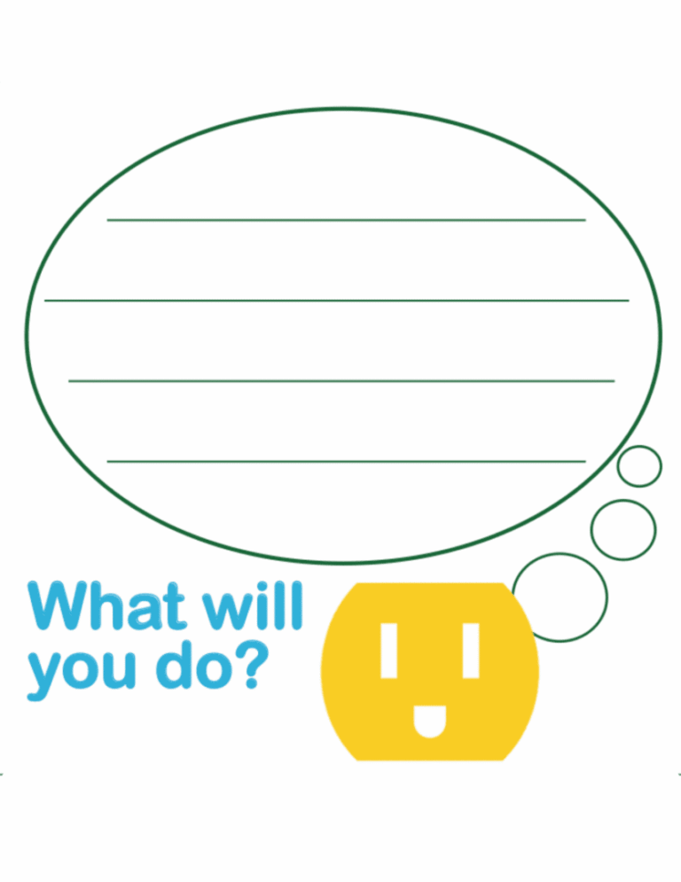 Circle for writing a plan for Screen-Free time